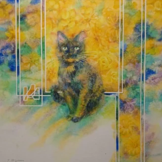 ペットのオーダーメイド水彩画や動物の絵画の購入が動物福祉の寄付に