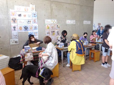 愛犬似顔絵コーナー