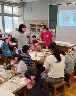 犬のためにできることをテーマにグループワーク