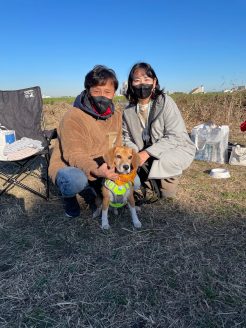 保護犬とご家族
