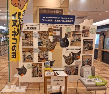 ペットの防災を考える