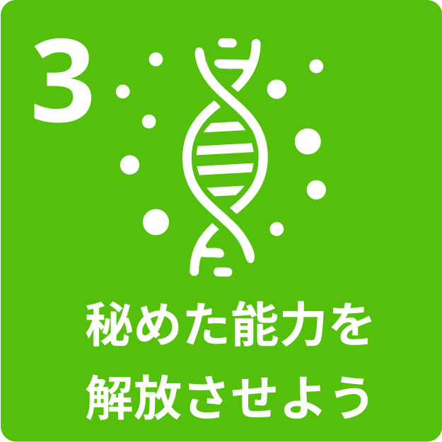 秘めた能力を解放させよう